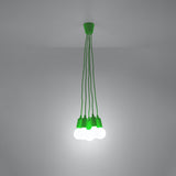 Hanglamp DIEGO 5 groen