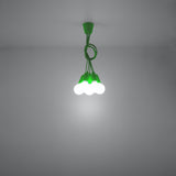Hanglamp DIEGO 5 groen