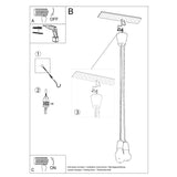 Hanglamp DIEGO 3 oranje