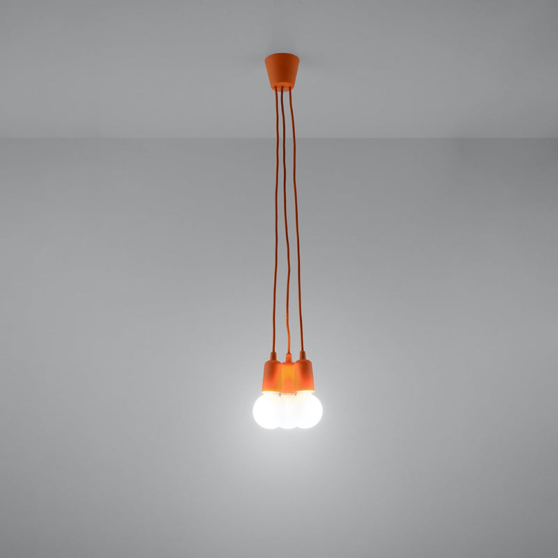 Hanglamp DIEGO 3 oranje