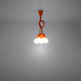 Hanglamp DIEGO 5 oranje