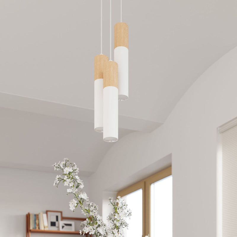 Hanglamp PABLO 3 wit