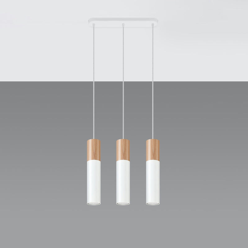 Hanglamp PABLO 3 wit