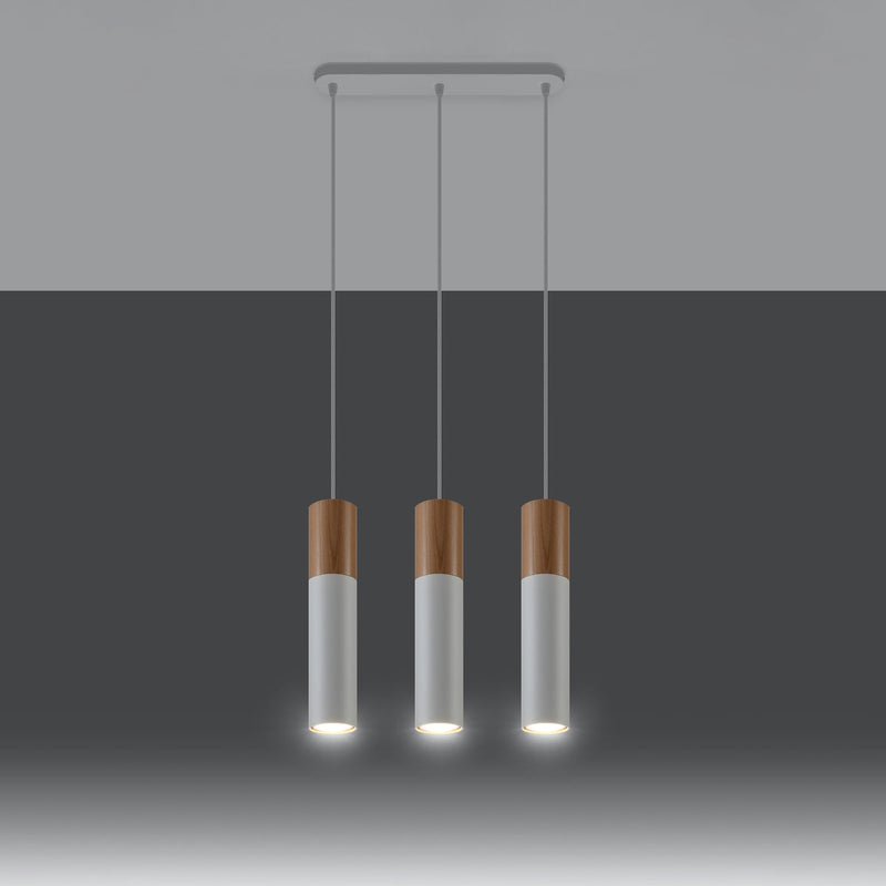 Hanglamp PABLO 3 wit