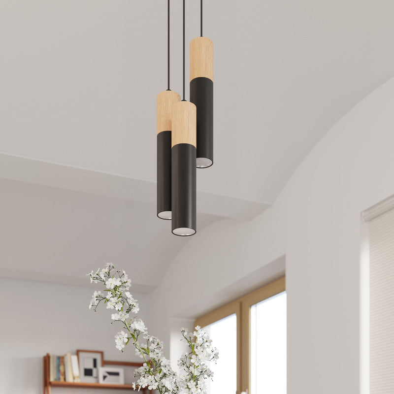 Plafondlamp PABLO zwart