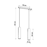 Hanglamp LINO 2 hout