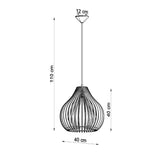 Hanglamp APRILLA hout