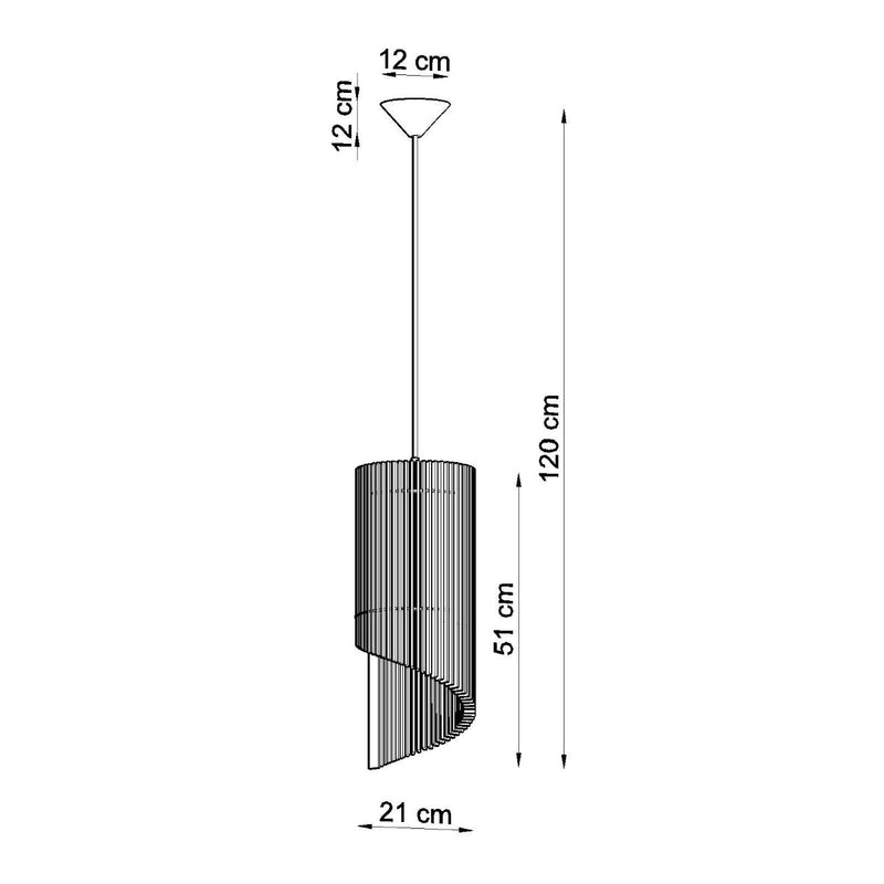 Hanglamp ALEXIA hout