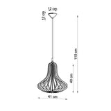 Hanglamp ELZA hout