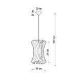 Hanglamp ORIANA hout