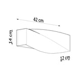 Wandlamp SIGMA beton