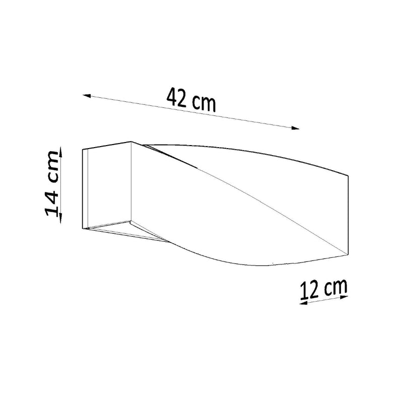 Wandlamp SIGMA beton
