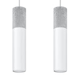 Hanglamp BORGIO 2 wit