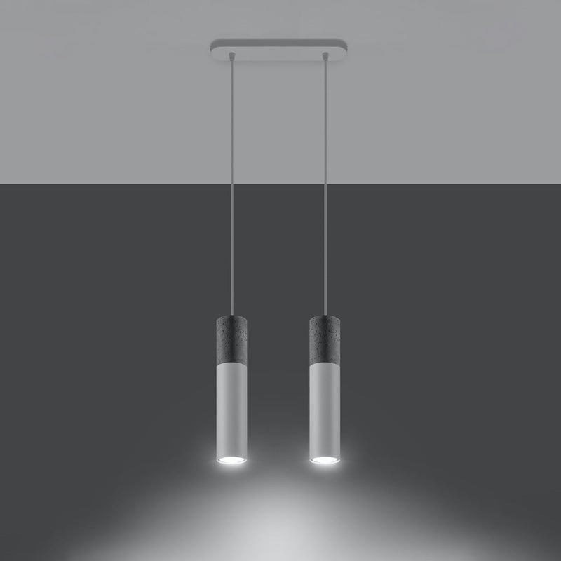 Hanglamp BORGIO 2 wit