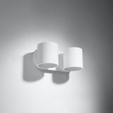 Wandlamp ORBIS 2 wit