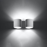 Wandlamp ORBIS 2 wit