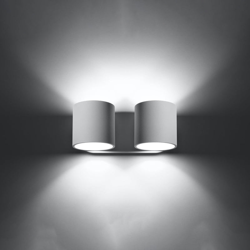 Wandlamp ORBIS 2 wit