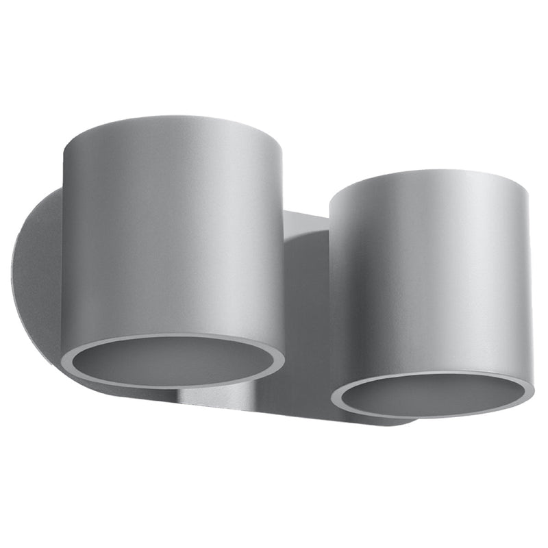 Wandlamp ORBIS 2 grijs