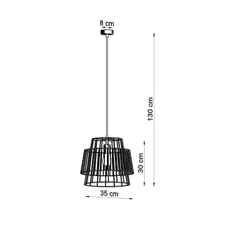Hanglamp GATE wit
