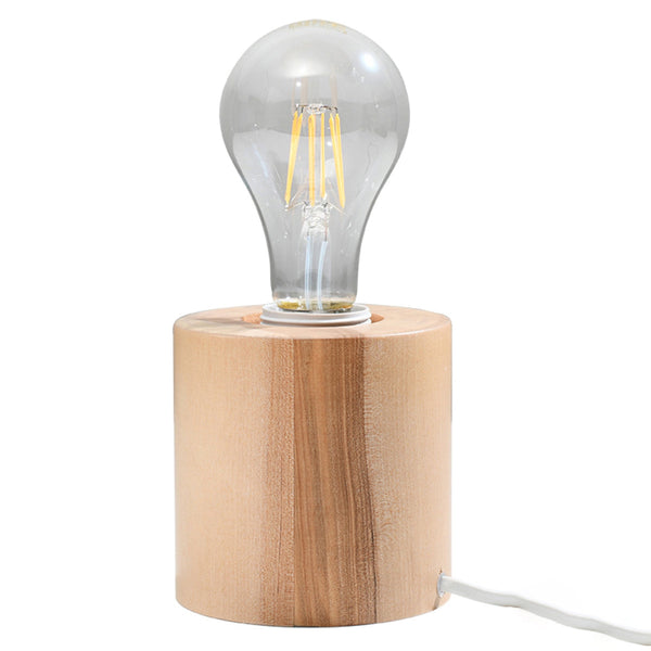 Minimalistische Tafellamp SALGADO hout