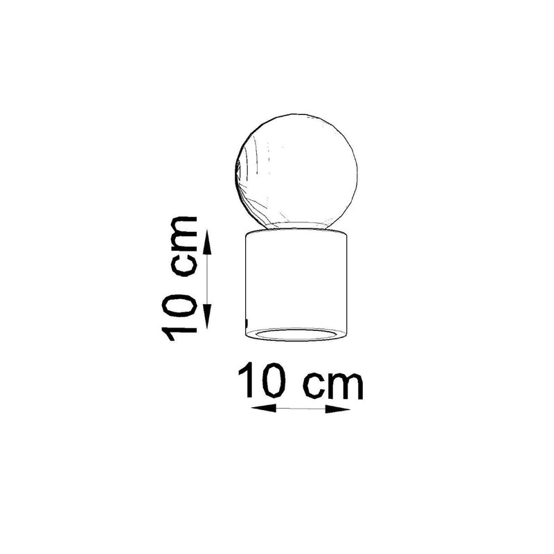 Minimalistische Tafellamp SALGADO hout