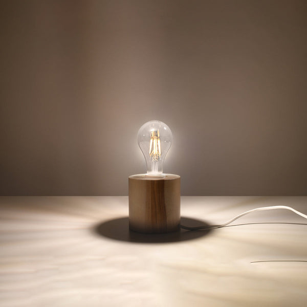 Minimalistische Tafellamp SALGADO hout