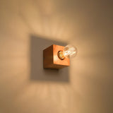 Wandlamp ARIZ naturel hout