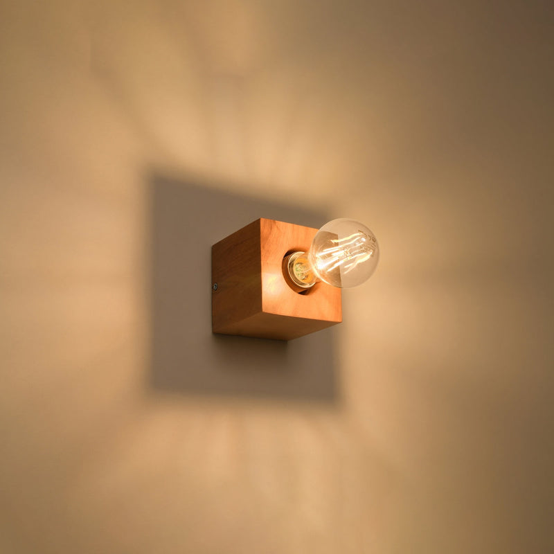 Wandlamp ARIZ naturel hout