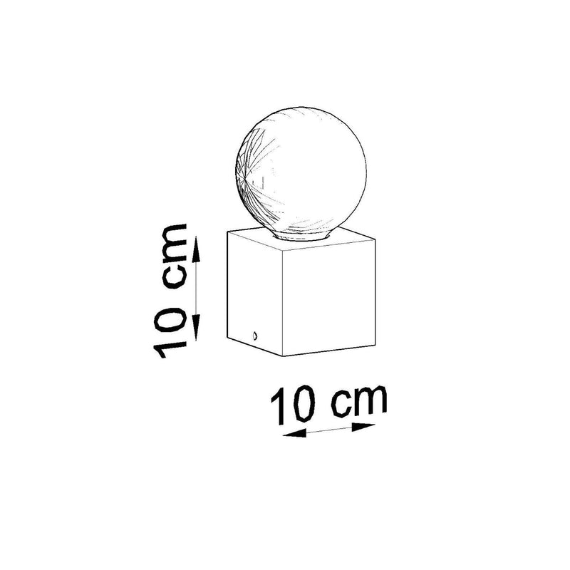 Minimalistische  Tafellamp ARIZ hout