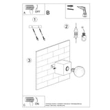 Wandlamp ARIZ beton