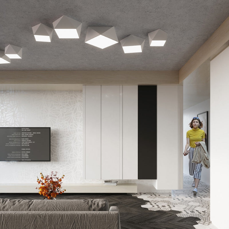 Plafondlamp HEXA 35 wit