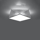 Plafondlamp HEXA 35 zilver