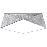 Plafondlamp HEXA 45 zilver