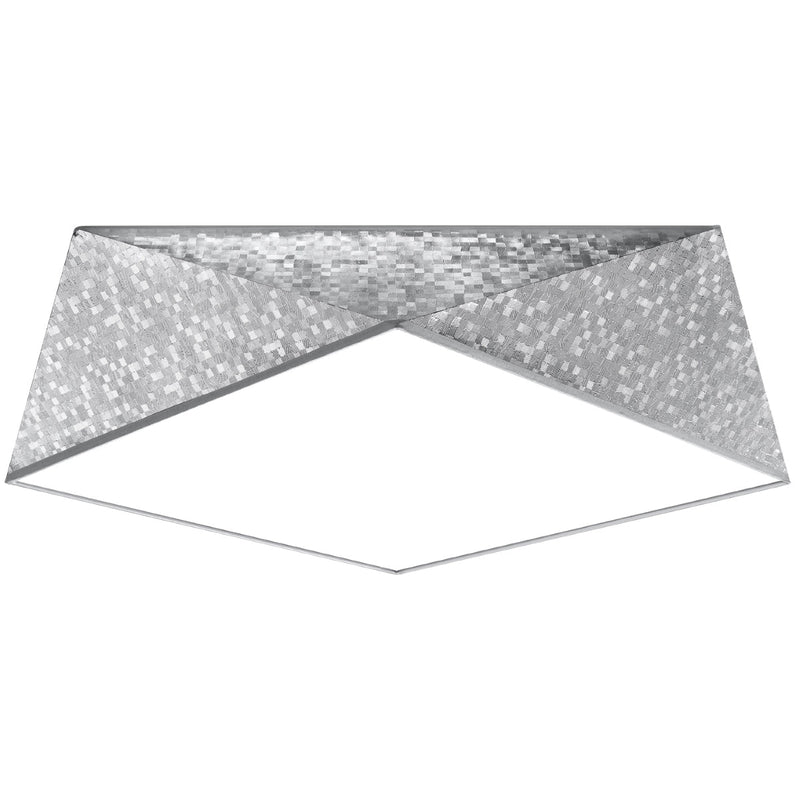 Plafondlamp HEXA 45 zilver