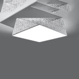 Plafondlamp HEXA 45 zilver