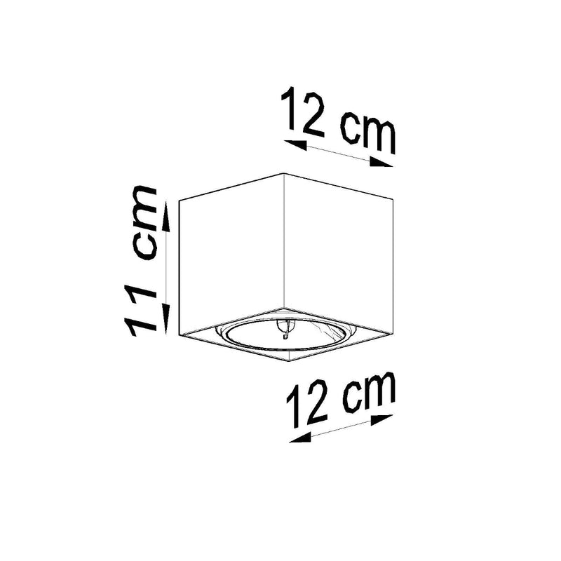 Plafondlamp BLAKE zwart
