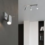Wandlamp RING chroom