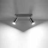 Plafondlamp RING 2 chroom