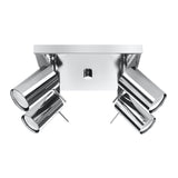 Plafondlamp RING 4 chroom