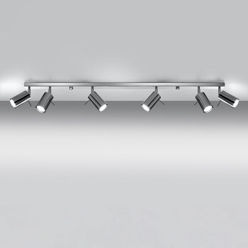 Plafondlamp RING 6L chroom