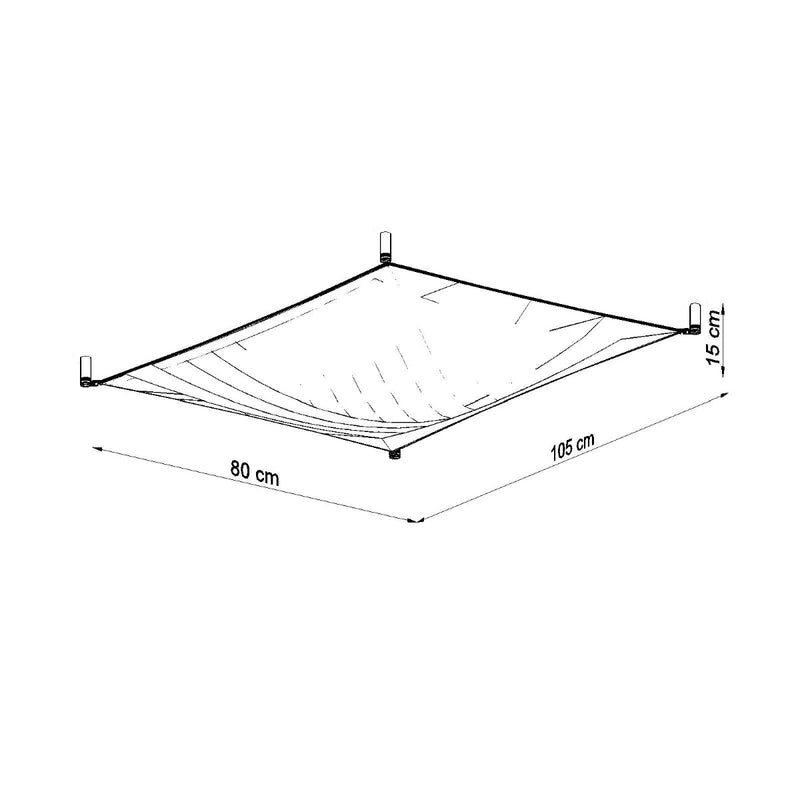 Plafondlamp LUNA 1 wit