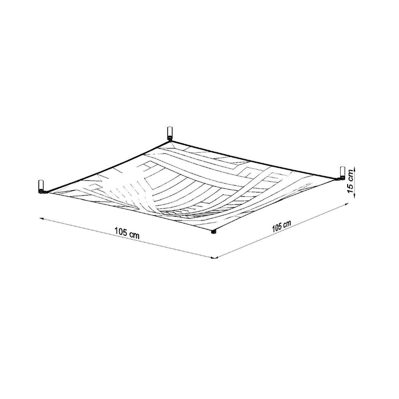 Plafondlamp LUNA 2 wit