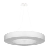 Simpele witte Kroonluchter SATURNO SLIM 70