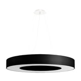Simpele zwart Kroonluchter SATURNO SLIM 70