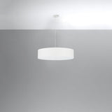 Minimalistische witte Kroonluchter SKALA 50