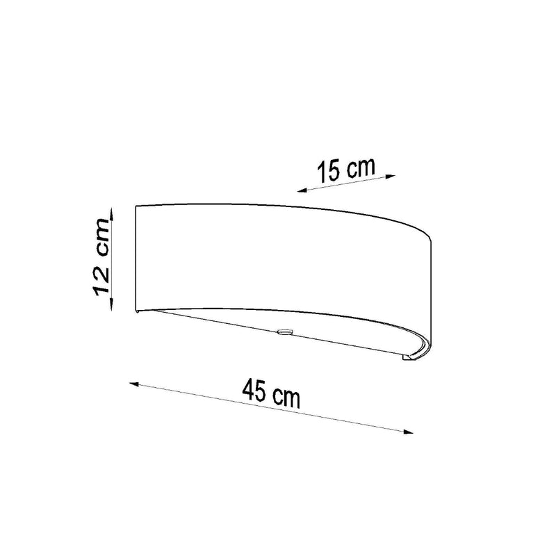 Wandlamp SKALA wit