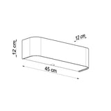 Wandlamp LOKKO wit