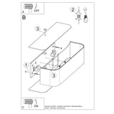 Wandlamp LOKKO wit