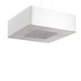 Contrasterende witte Kroonluchter URANO 60