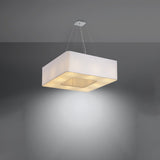 Contrasterende witte Kroonluchter URANO 60